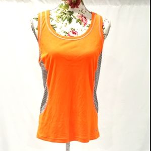 FILA Orange Racerback Workout Tank Top Size M